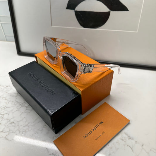 Louis Vuitton 1.1 Millionaires Sunglasses - Clear Square Shape